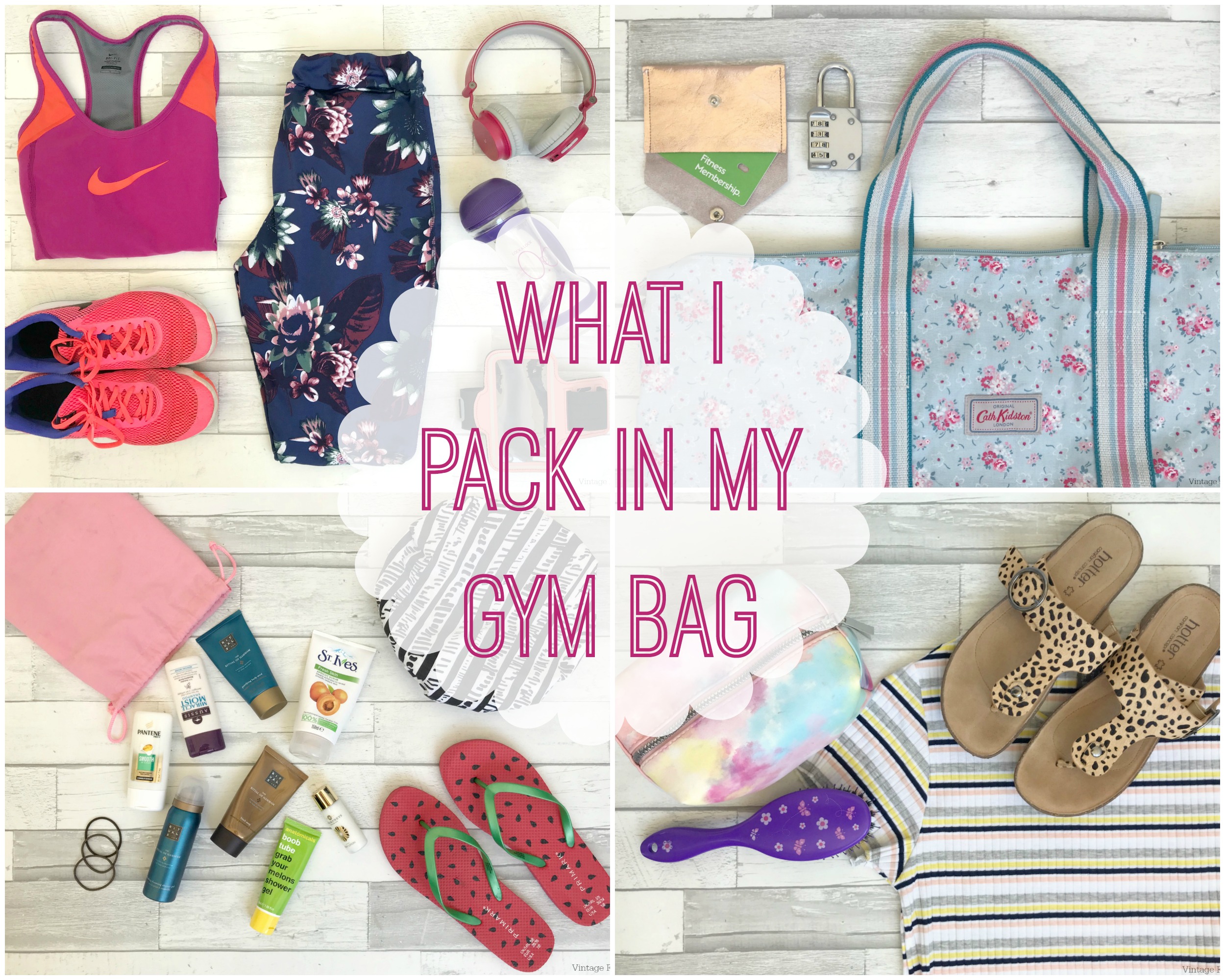 What's in my Gym Bag? - Fashion Mumblr