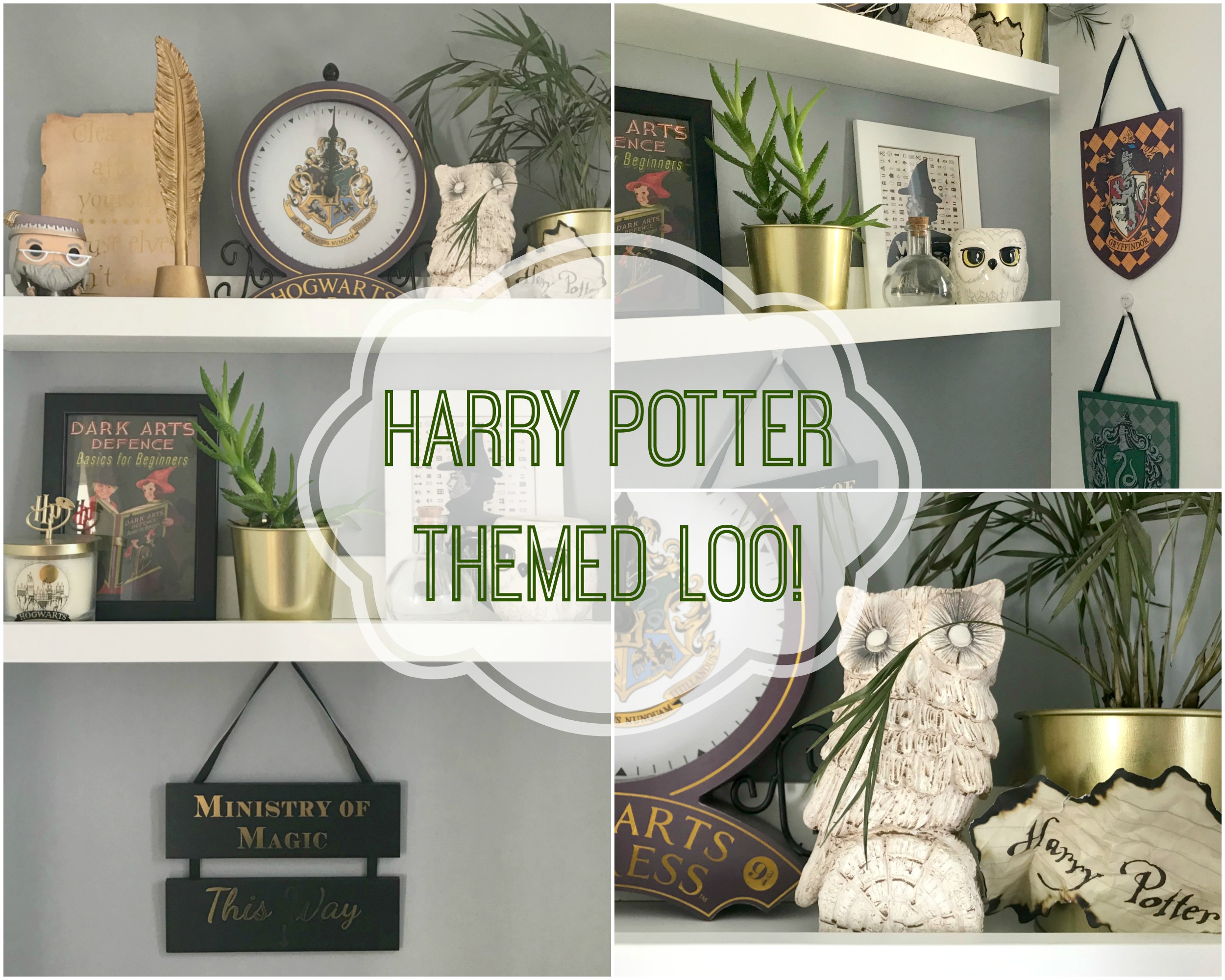 Vintage HARRY POTTER Birthday Party Supplies Hogwarts Houses ROOM